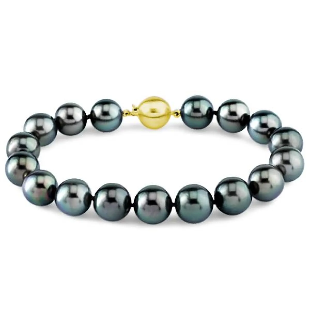 سوار من اللؤلؤ الأسود من علامة Allurez