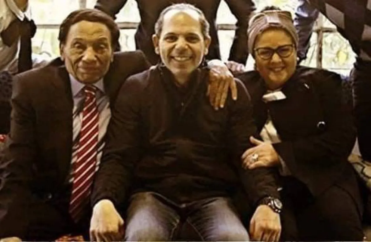 آخر أعمال عادل إمام مع الراحلة دلال عبد العزيز في مسلسل فالانتينو - الصورة من حسابه على فيسبوك