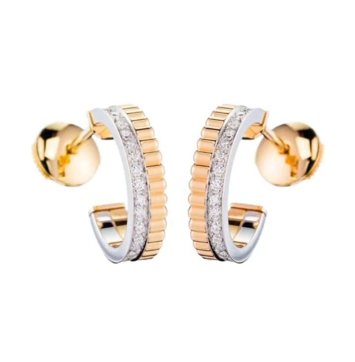 أقراط quatre radiant edition من بوشرون Boucheron  