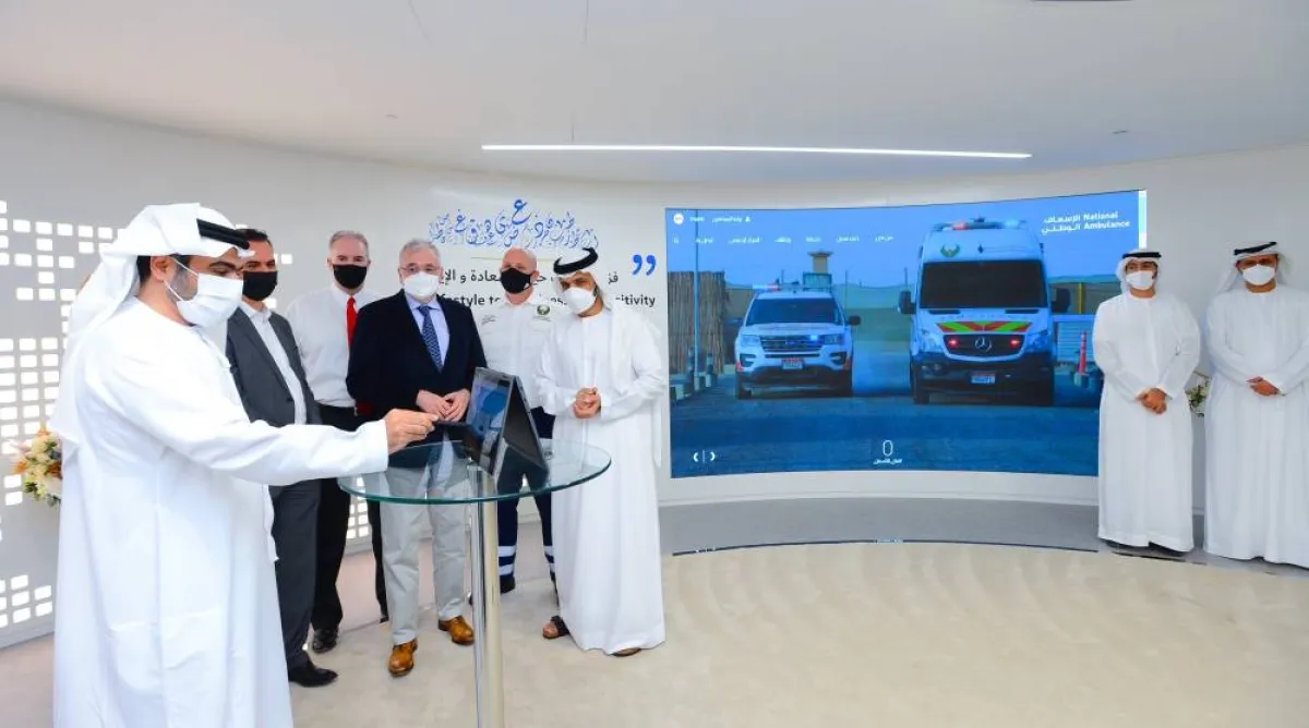 تدشين موقع إلكتروني جديد للإسعاف الوطني - الصورة من وام