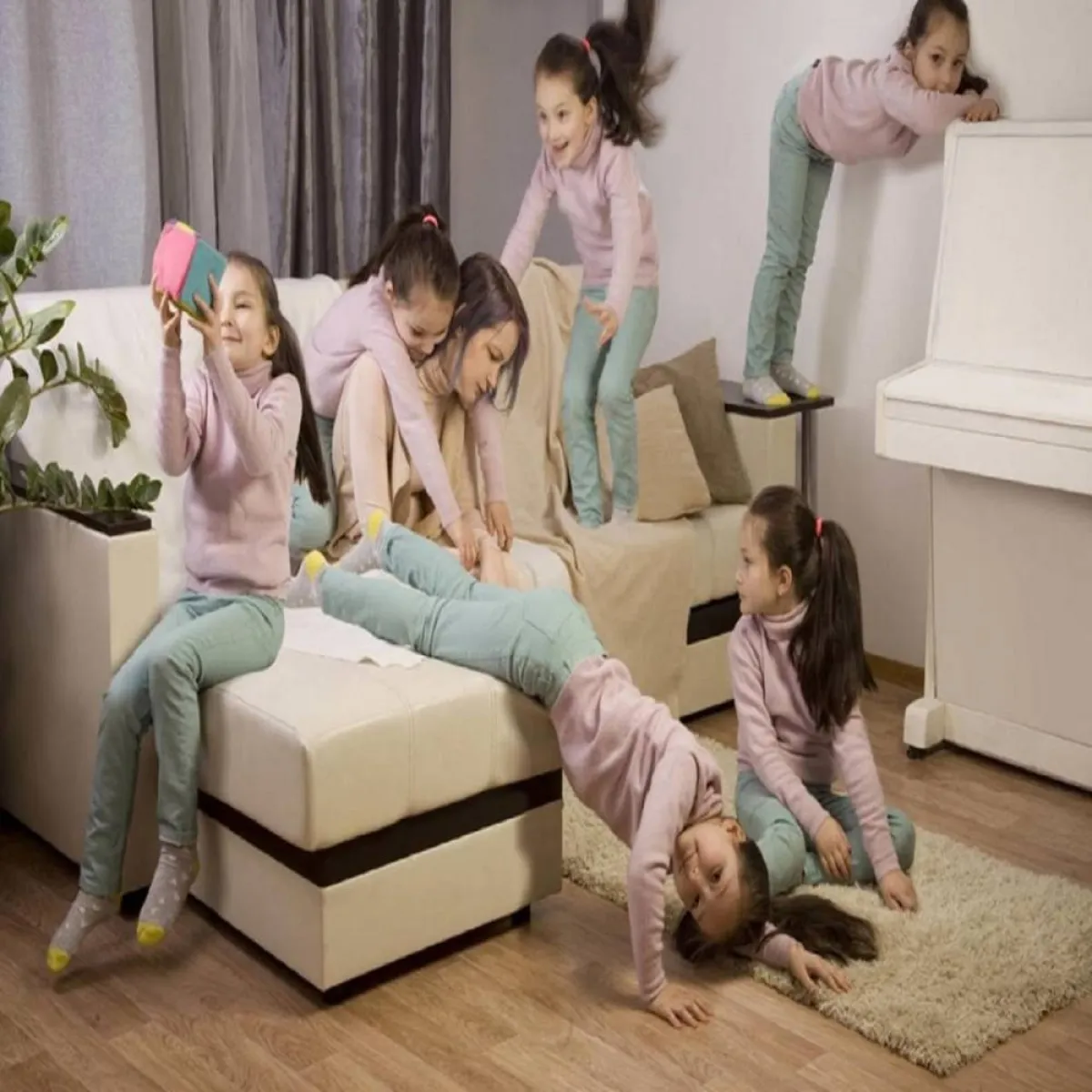 صورة لأطفال يعانون من فرط الحركة ونقص الانتباه