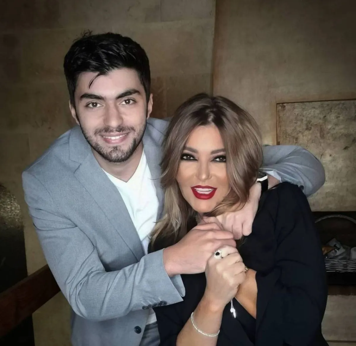 سميرة سعيد وابنها شادي - الصورة من حسابها على انستغرام