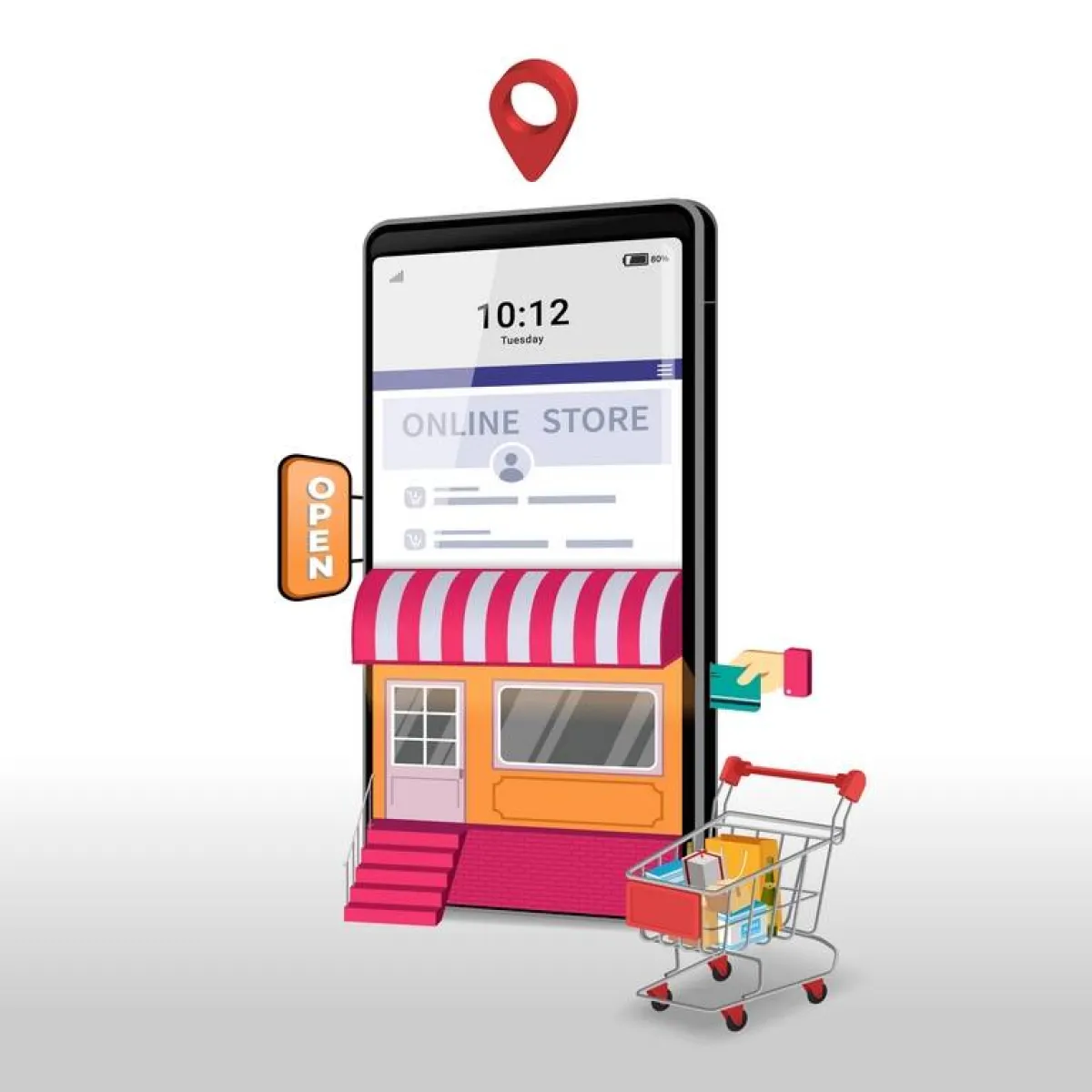 البيع عبر مواقع التواصل