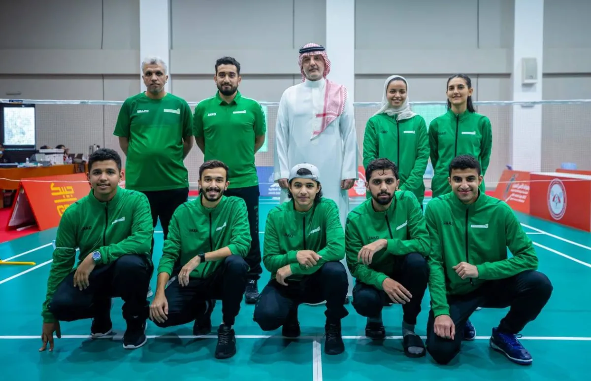 بعثة المنتخب السعودي تشارك في بطولة كأس العرب للريشة الطائرة في البحرين