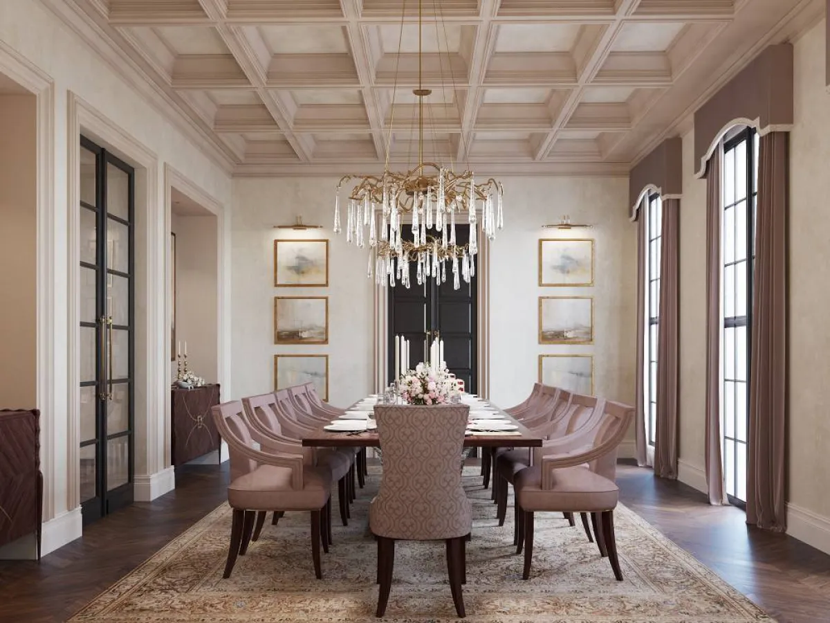 الوردي الداكن في الديكور يشي بالتواصل الاجتماعي