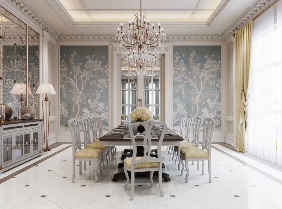 الأصفر يستخدم في مفارش السفرة 