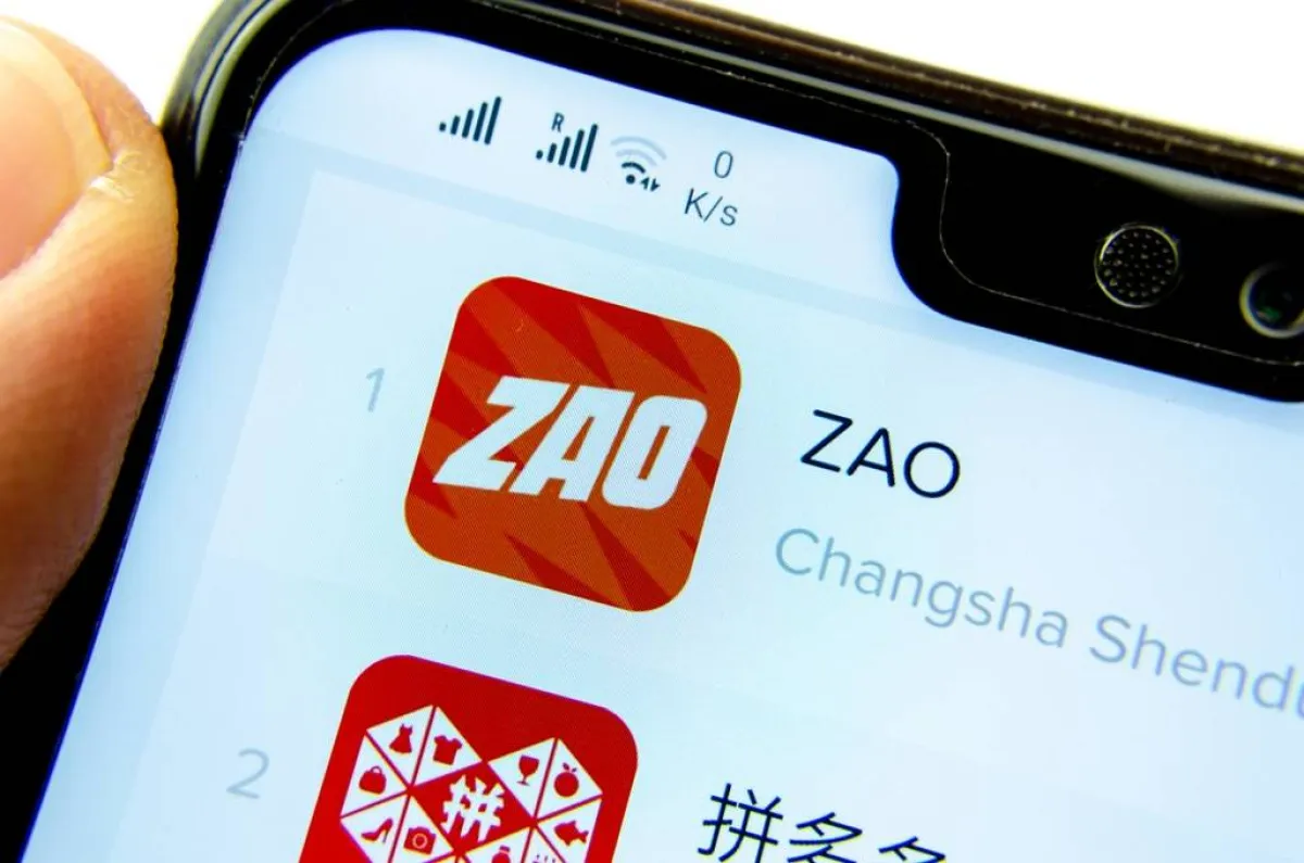 تطبيق صيني يدعم تقنية التزييف العميق Zao