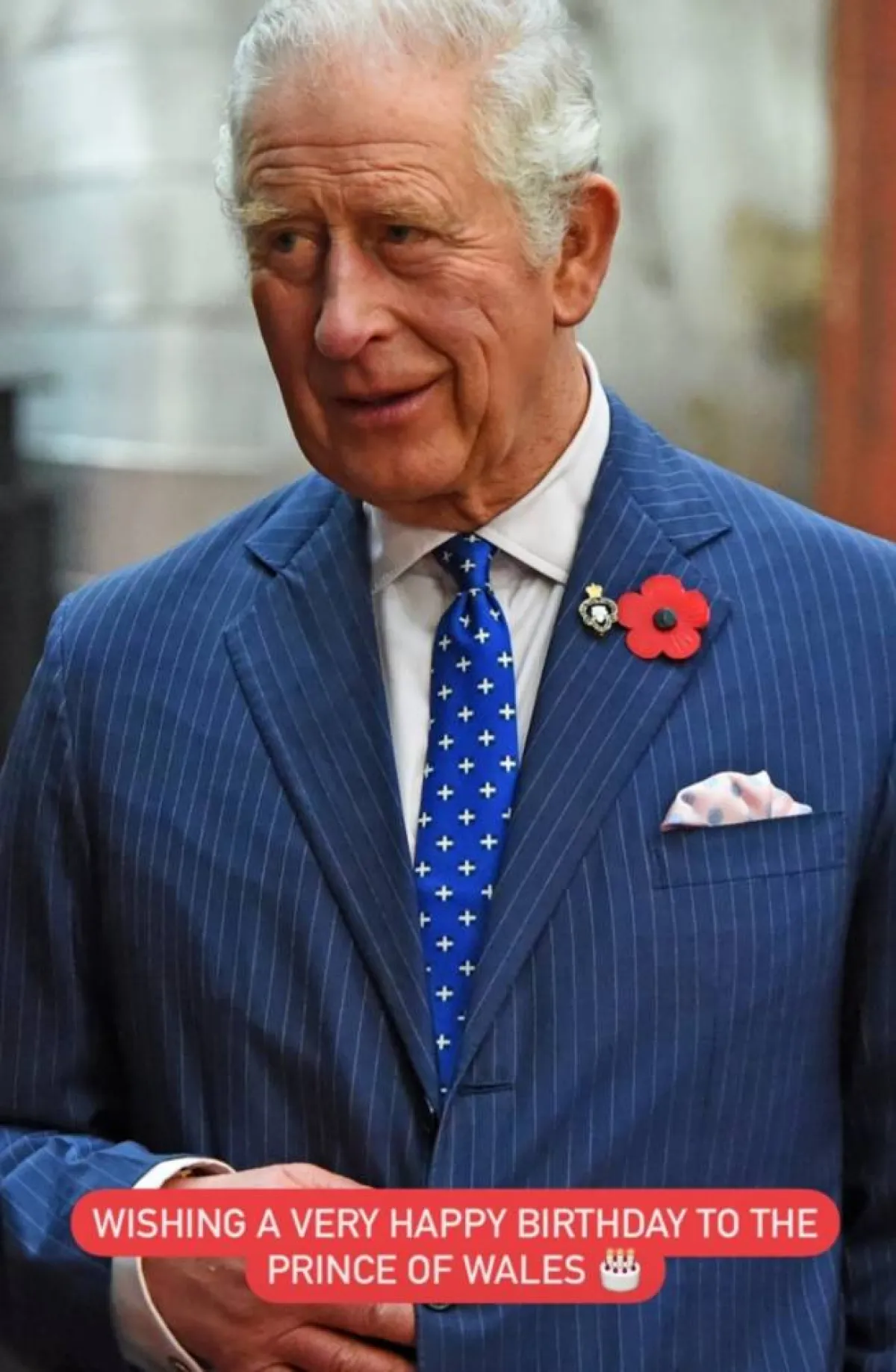 تهنئة دوق ودوقة كامبريدج للأمير تشارلز- الصورة من قصص إنستغرام دوق ودوقة كامبريدج