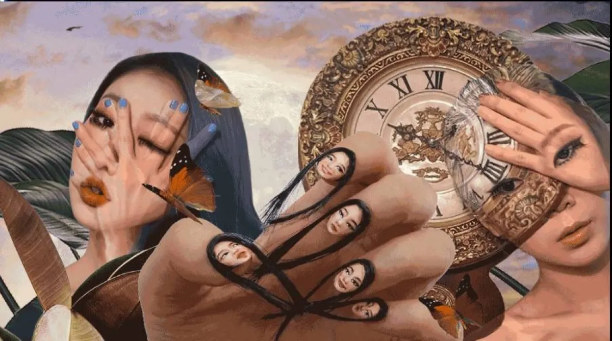 من أعمال للفنانة الكورية