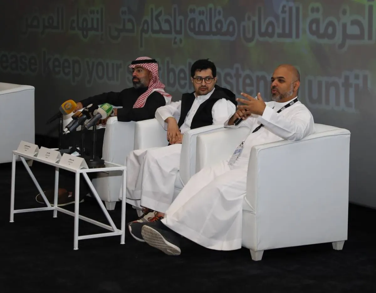 علاء باحطبة ومالك نجر وعبدالعزيز المزيني