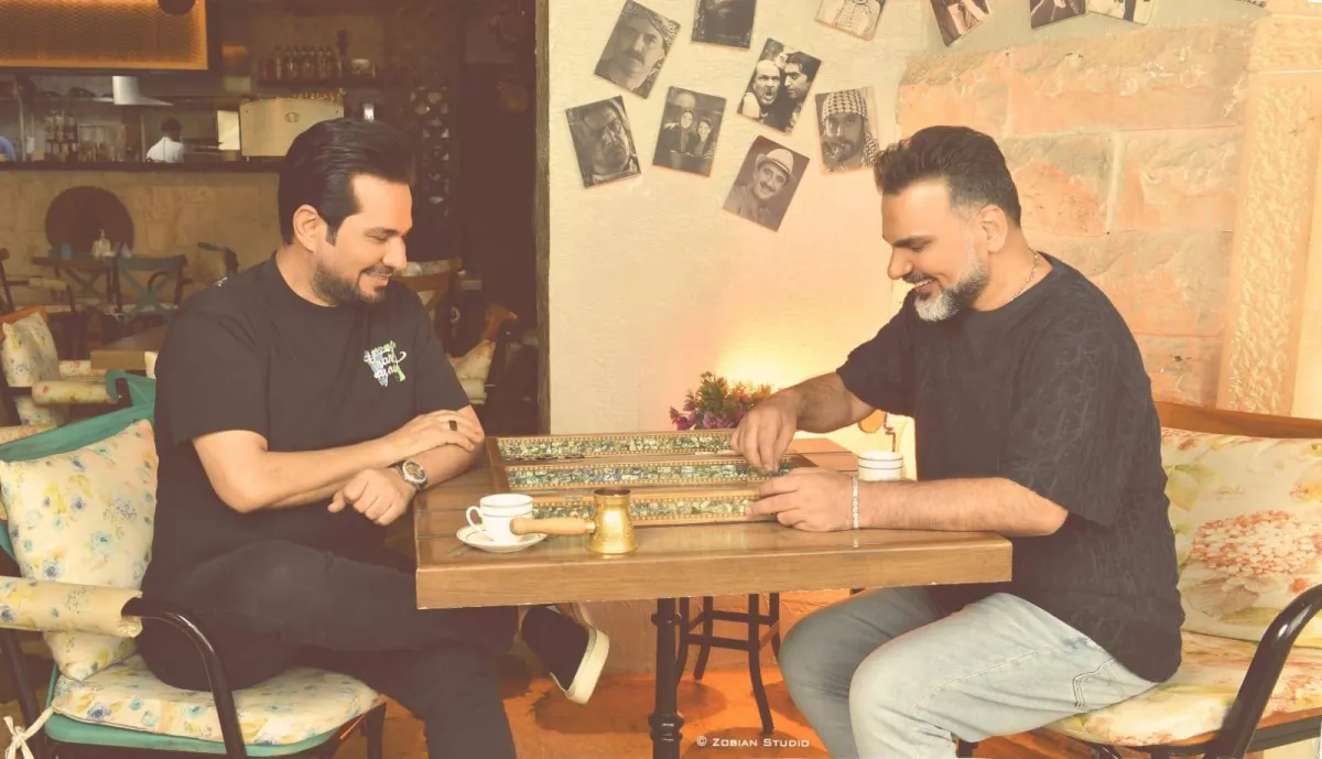 علي صابر وحاتم  العراقي- تصوير ذبيان سعد