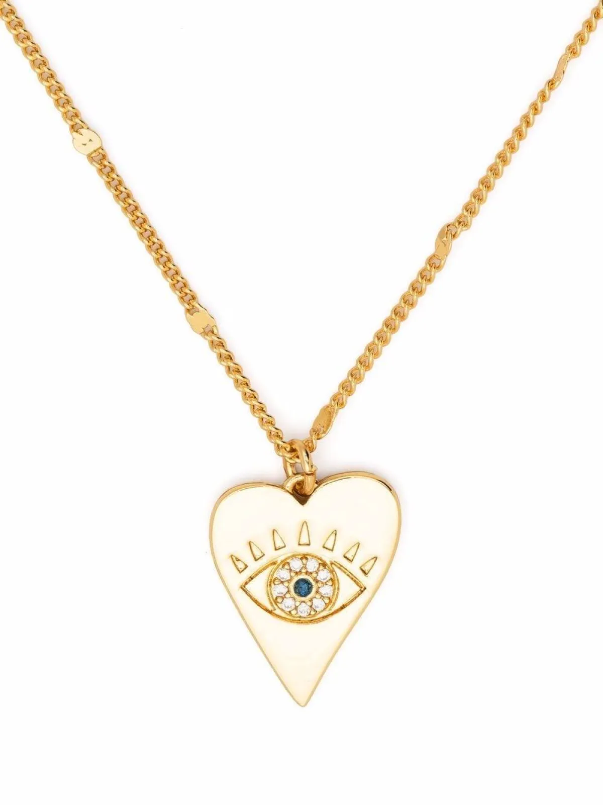 سلسلة بحجر الراين على شكل قلب من كيت سبيد Kate Spade  