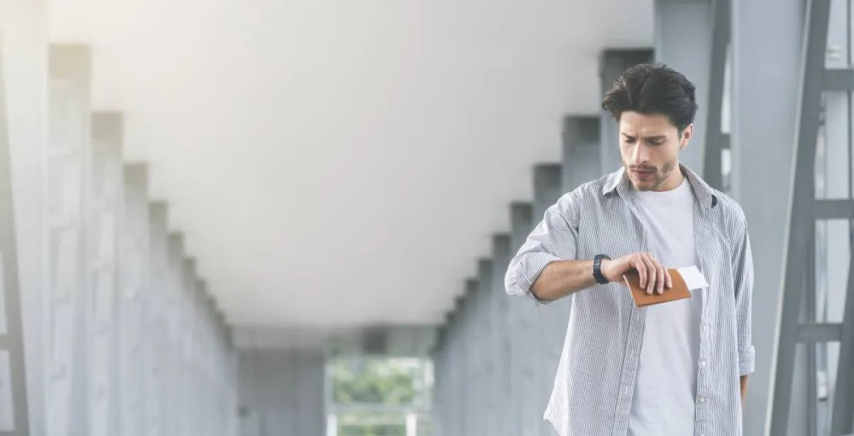 التواجد في المطار في وقت مبكر