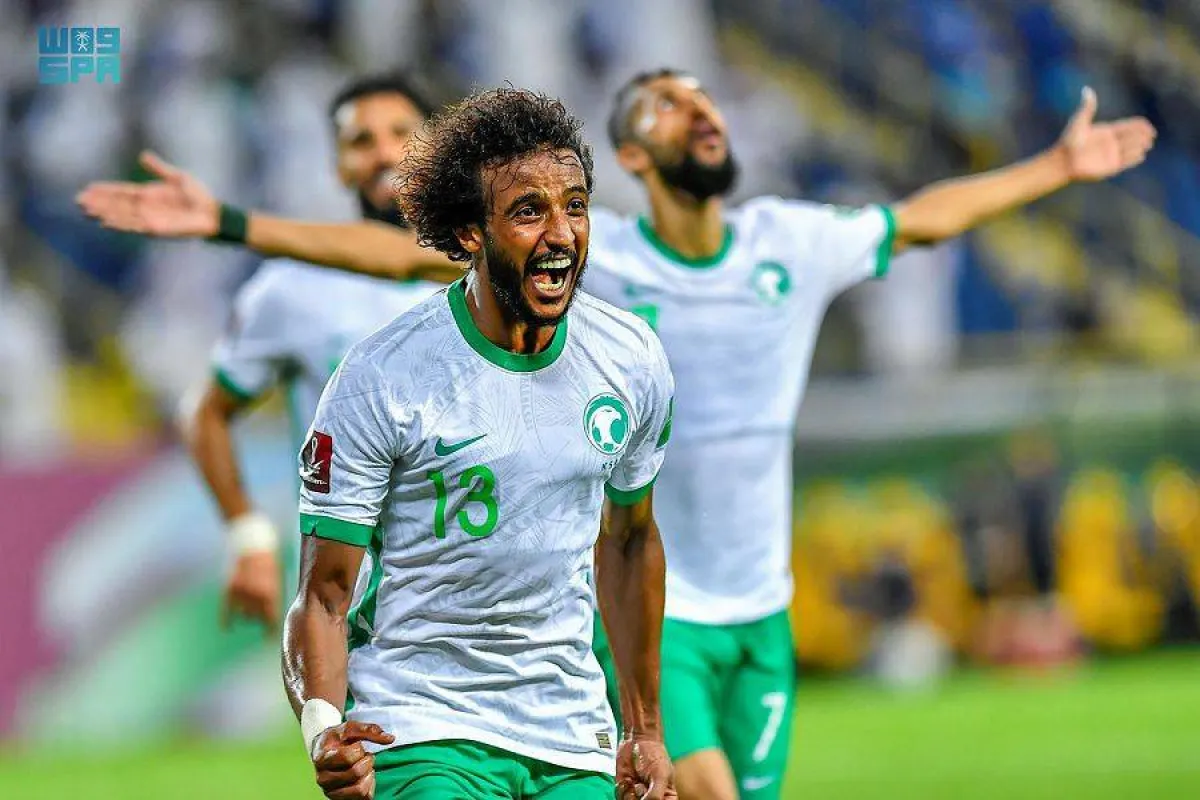 المنتخب السعودي يفوز- الصورة من واس