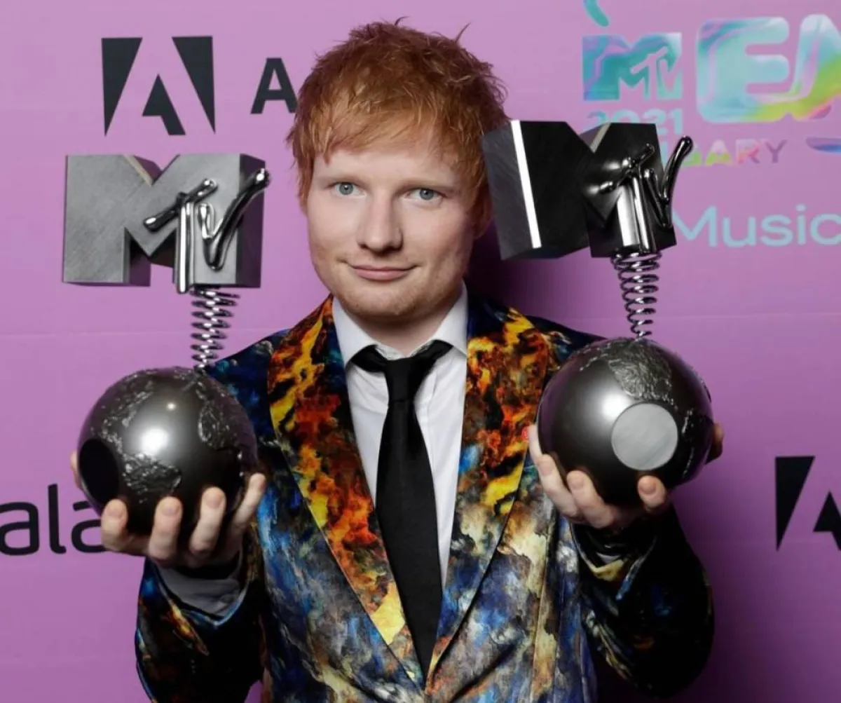 إيد شيران - الصورة من حساب MTV على انستغرام