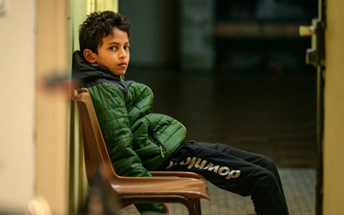 أحد الاطفال الثلاثة الذين  جسدوا في الفيلم شخصية الطفل الياس