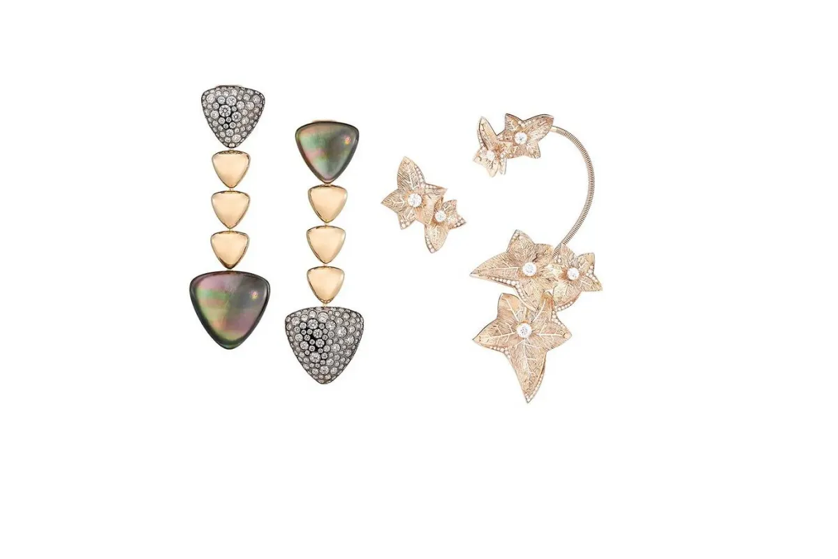 موديلات أقراط غير متماثلة لخريف 2021