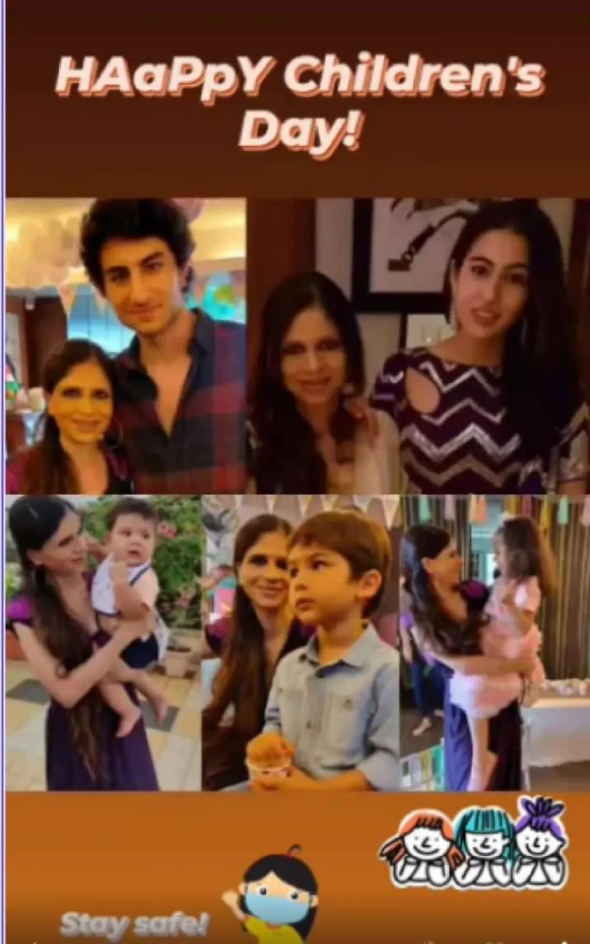 تهنئة صبا علي خان بيوم الطفل- الصورة من موقع India TV