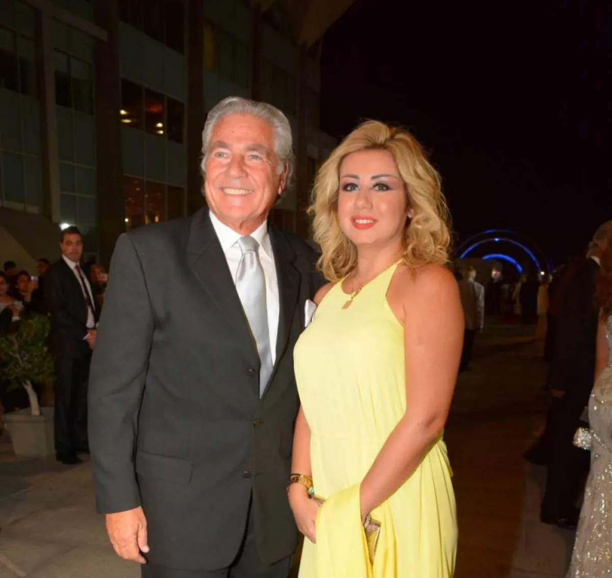 مصطفى فهمي وفاتن موسى - الصورة من حسابها على انستغرام