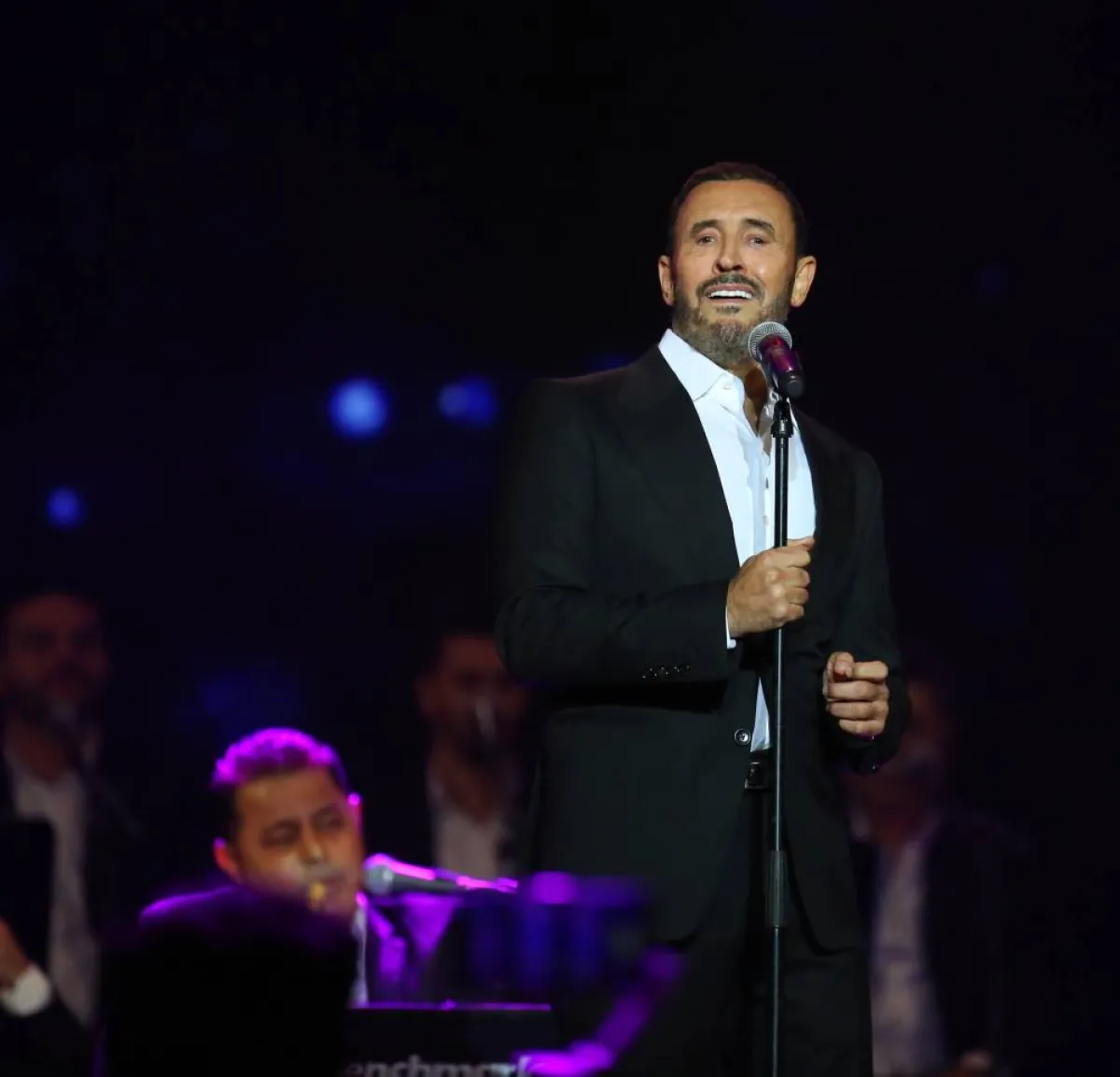 كاظم الساهر على مسرح ابو بكر سالم بالرياض