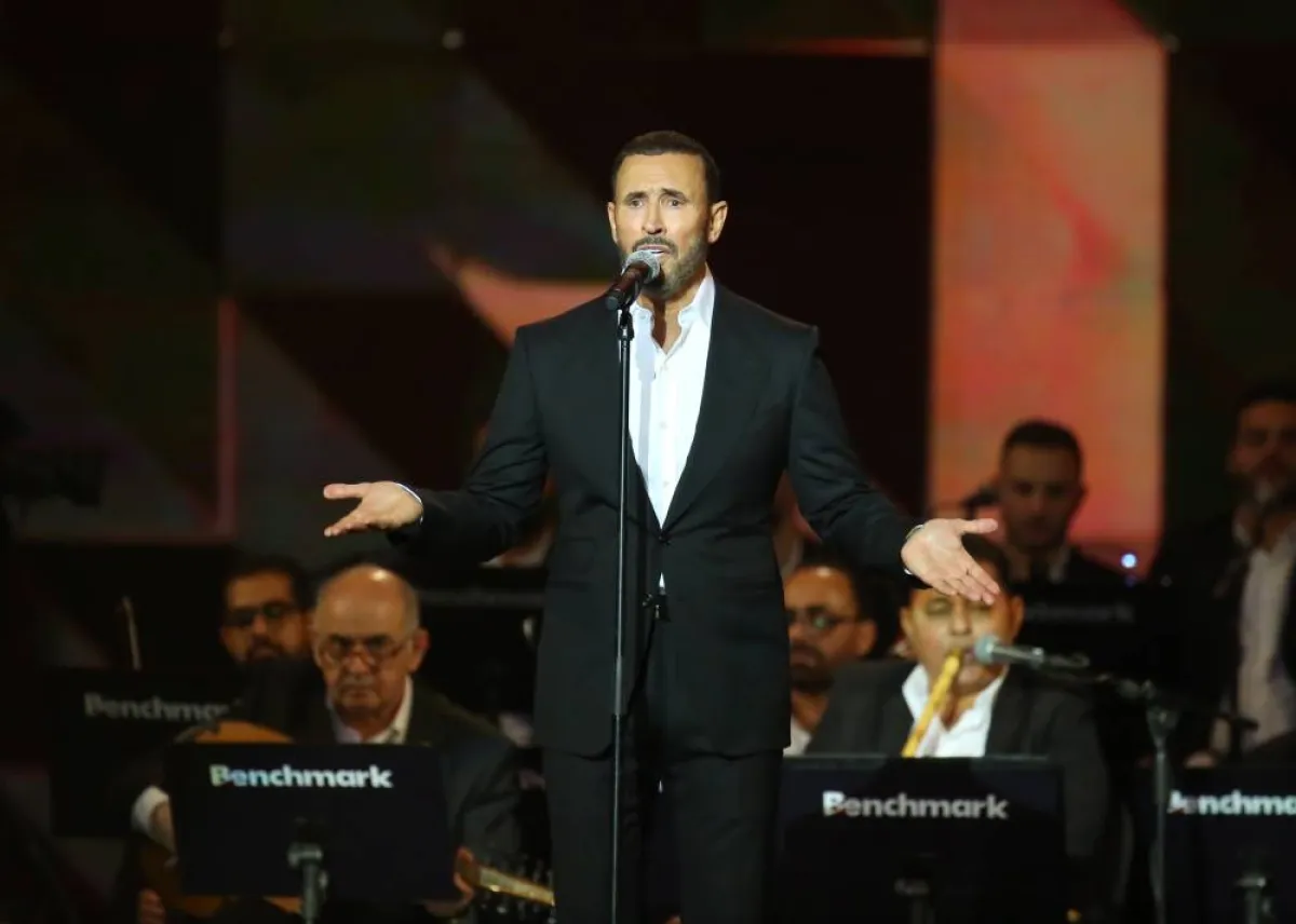 كاظم الساهر على مسرح ابو بكر سالم 