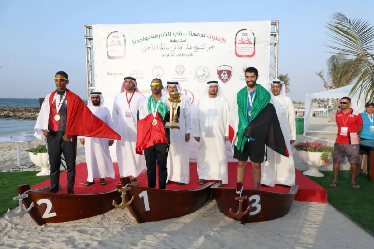 أبطال الإمارات. الصورة من وام