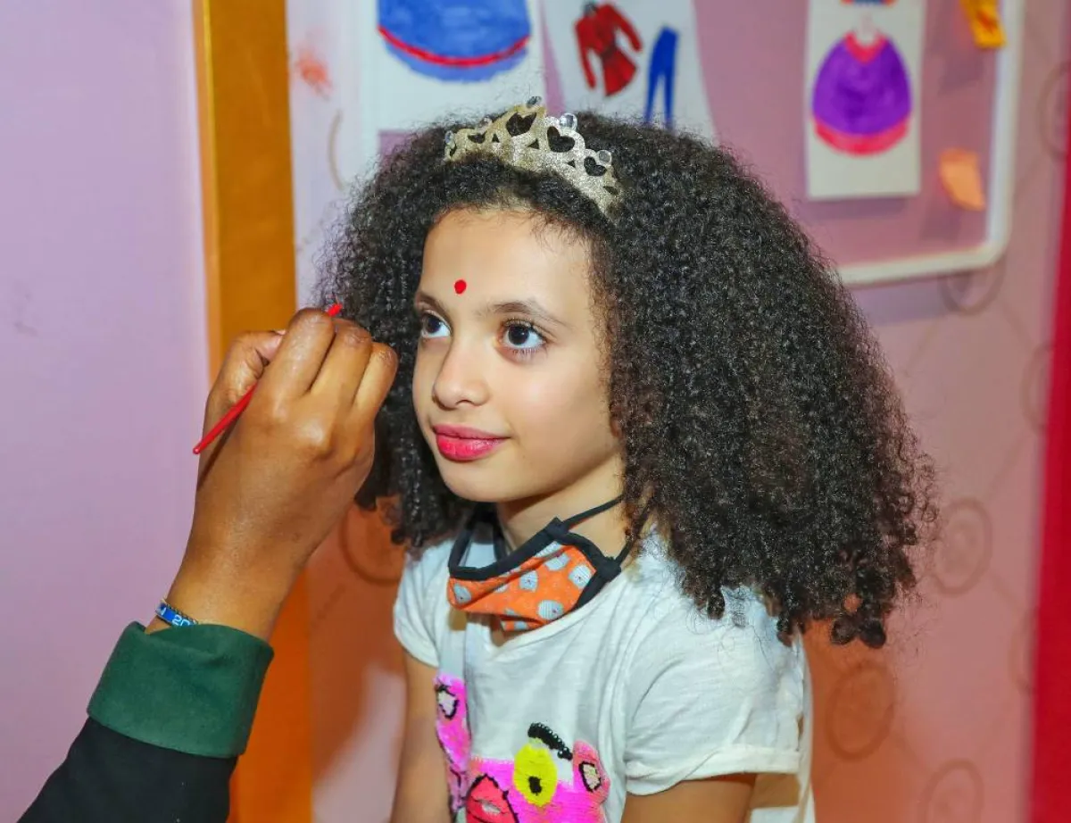 الرسم على الوجه