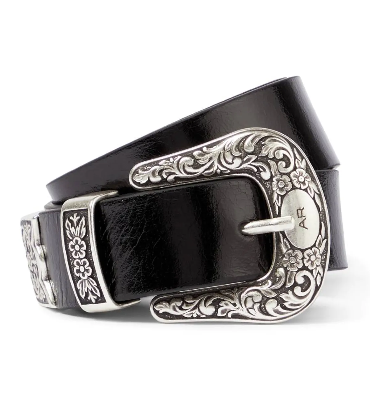 موديلات أحزمة من الجلد الأسود