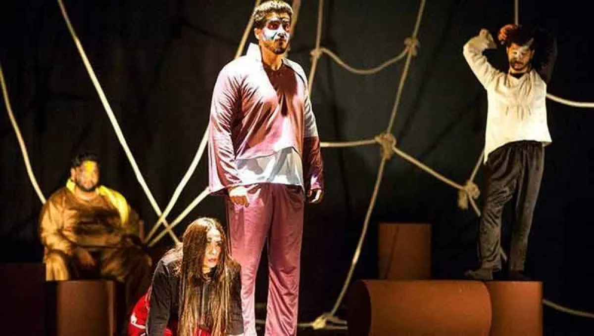 أحد العروض المشاركة - الصورة من موقع الهيئة العربية للمسرح - .atitheatre.ae