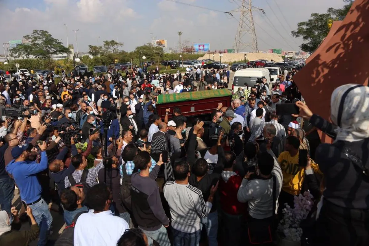 نقل جثمان سهير البابلي إلى مثواه الأخير - الصورة خاصة لسيدتي