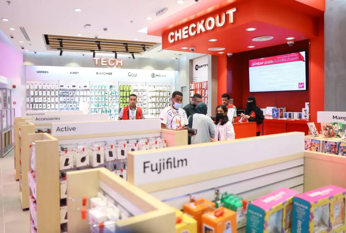 جانب من معرض فيرجن  ميجا ستورفي البوليفارد