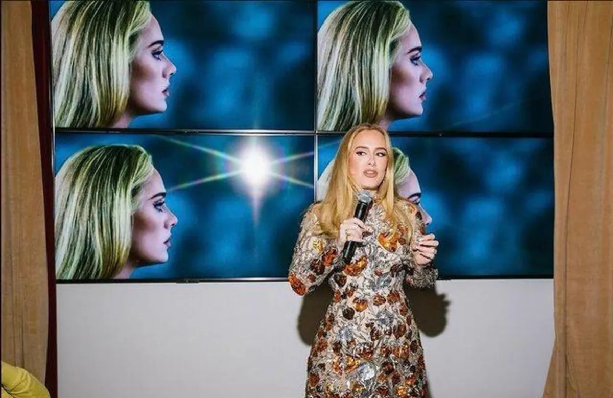 أديل- الصورة من حسابها على إنستغرام