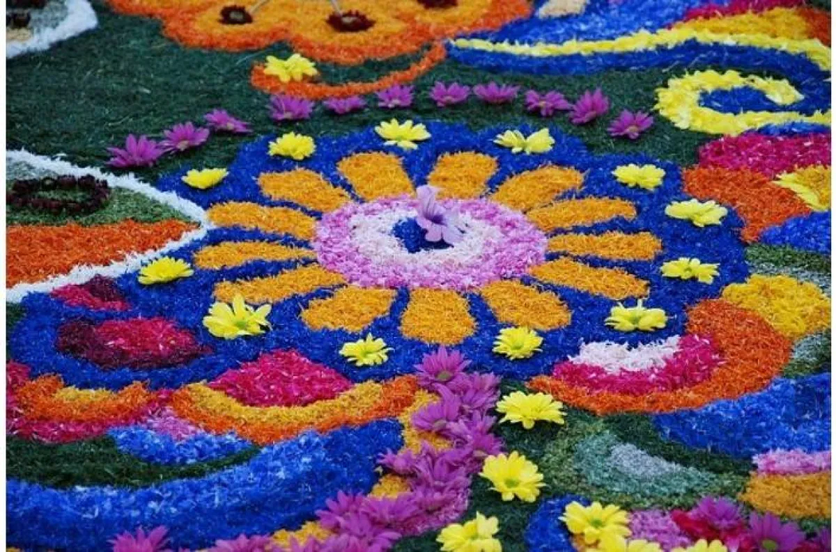 سجاجيد الأزهار فى إيطاليا