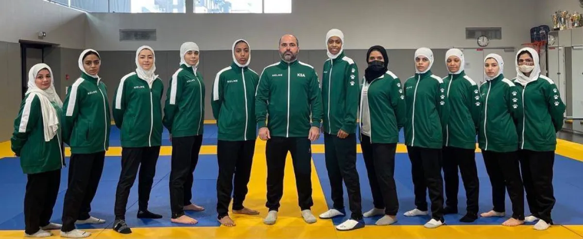 المنتخب السعودي للتايكوندو للسيدات- الصورة من حساب المنتخب السعودي على تويتر