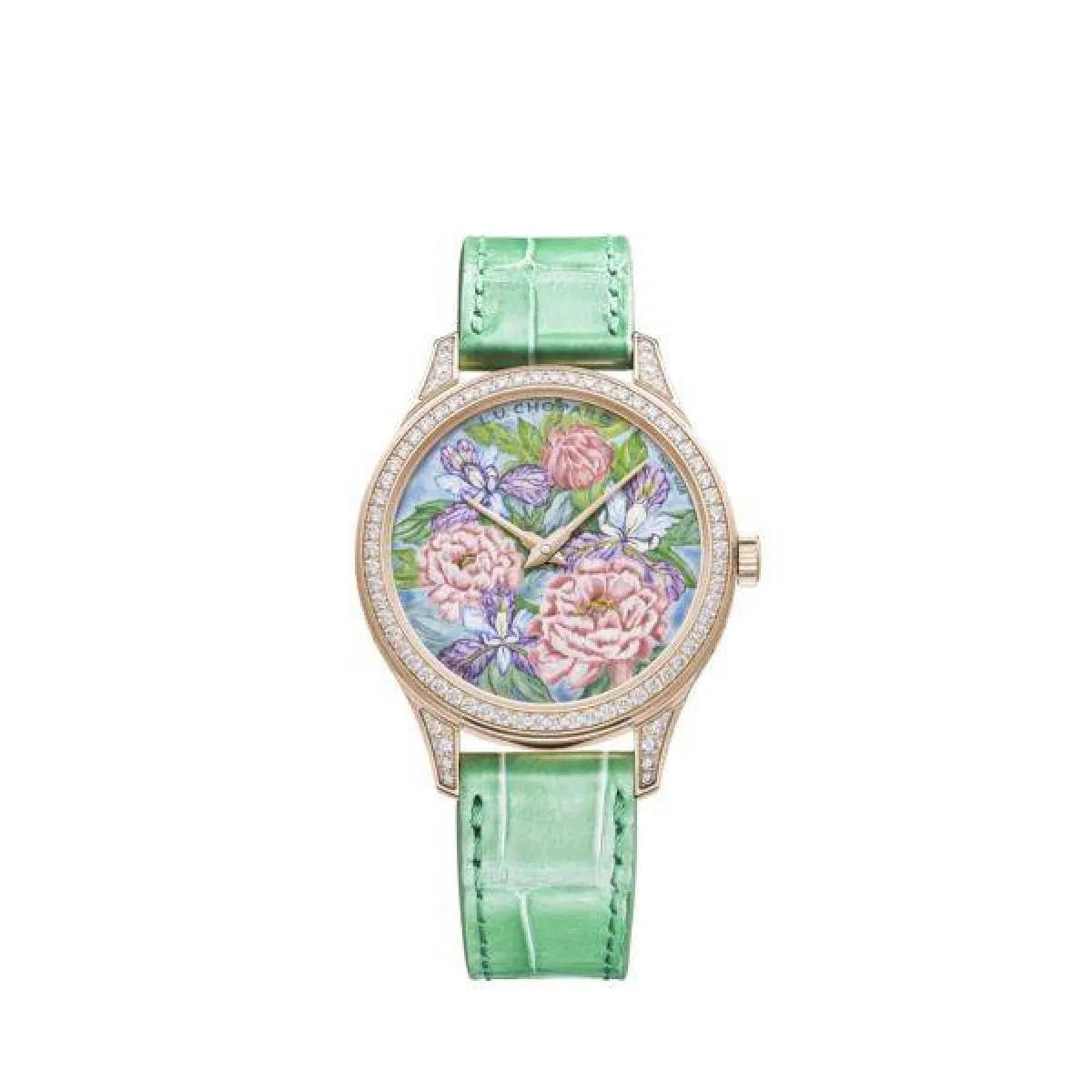 ساعة متعددة الألوان من شوبارد