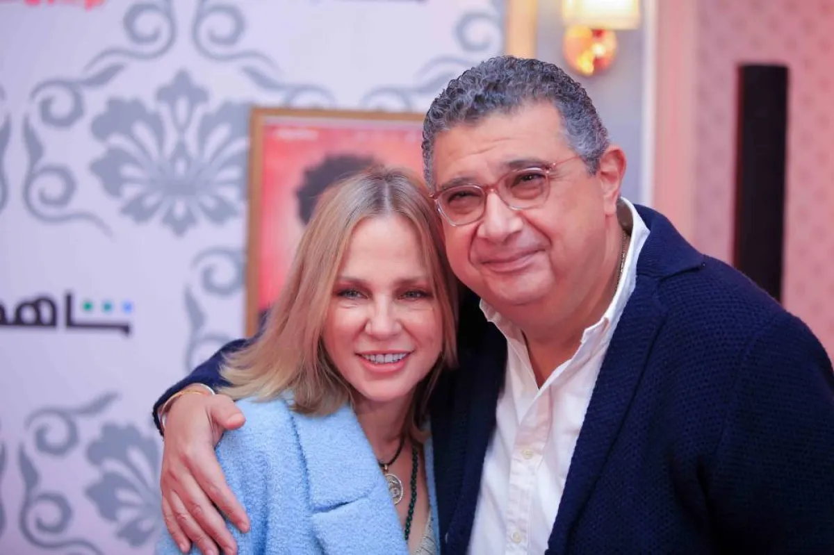 ماجد الكدواني وشيرين رضا -  الصورة من المسؤول الإعلامي لمجموعة الــmbc