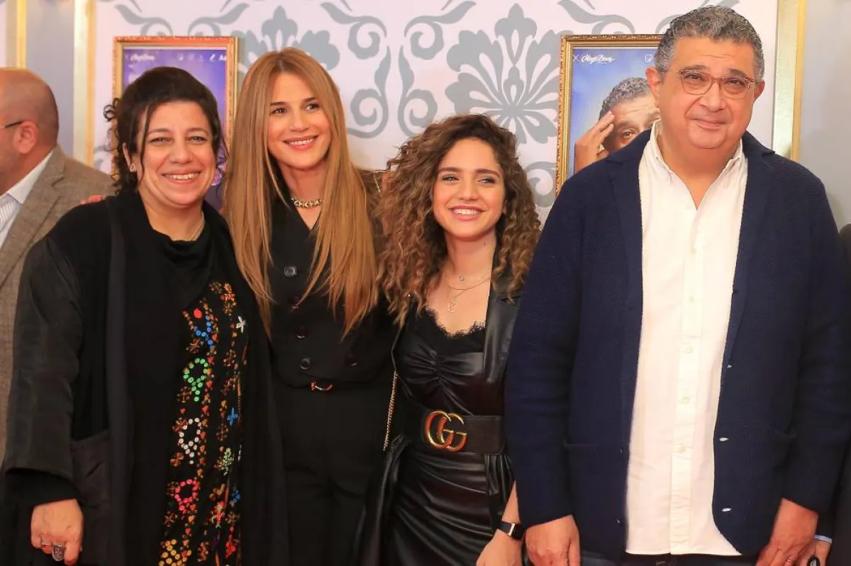 أبطال موضوع عائلي- ماجد الكدواني ورنا رئيس وايناس كامل وسما إبراهيم - الصورة من المسؤول الإعلامي لمجموعة الـmbc