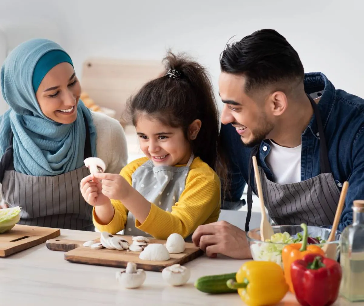 صورة لعائلة عربية