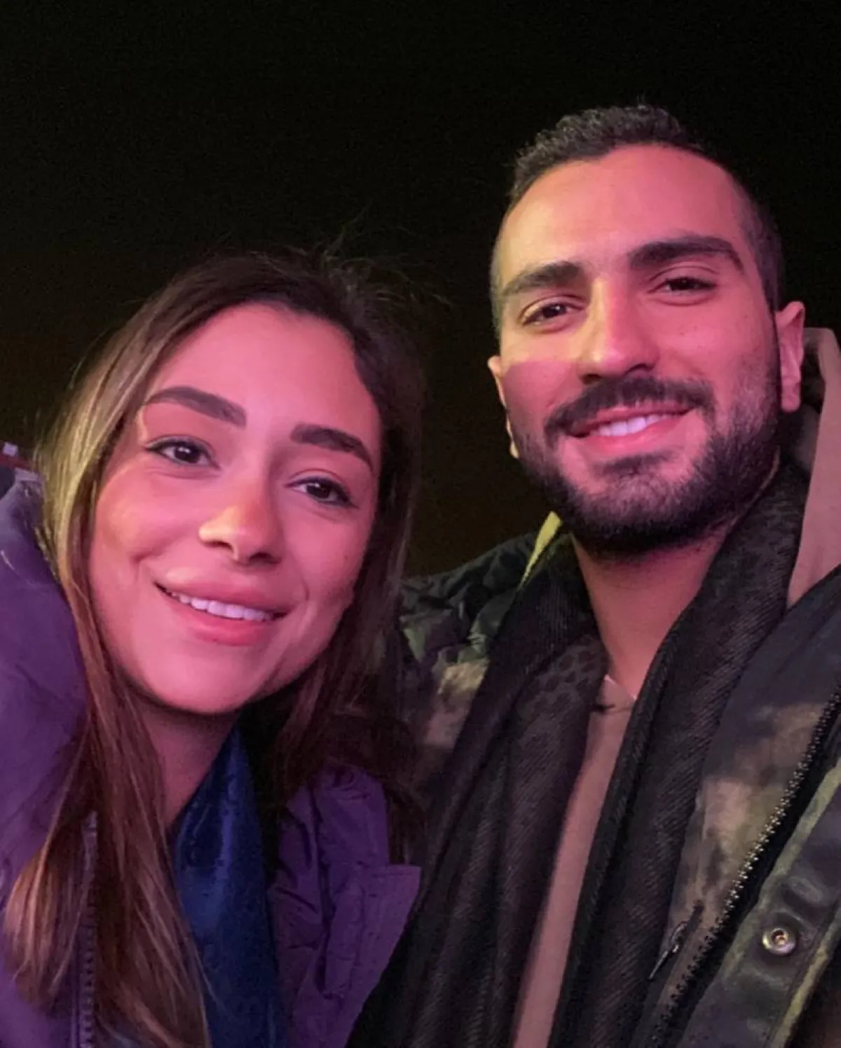 الشرنوبي وزوجته راندا رياض