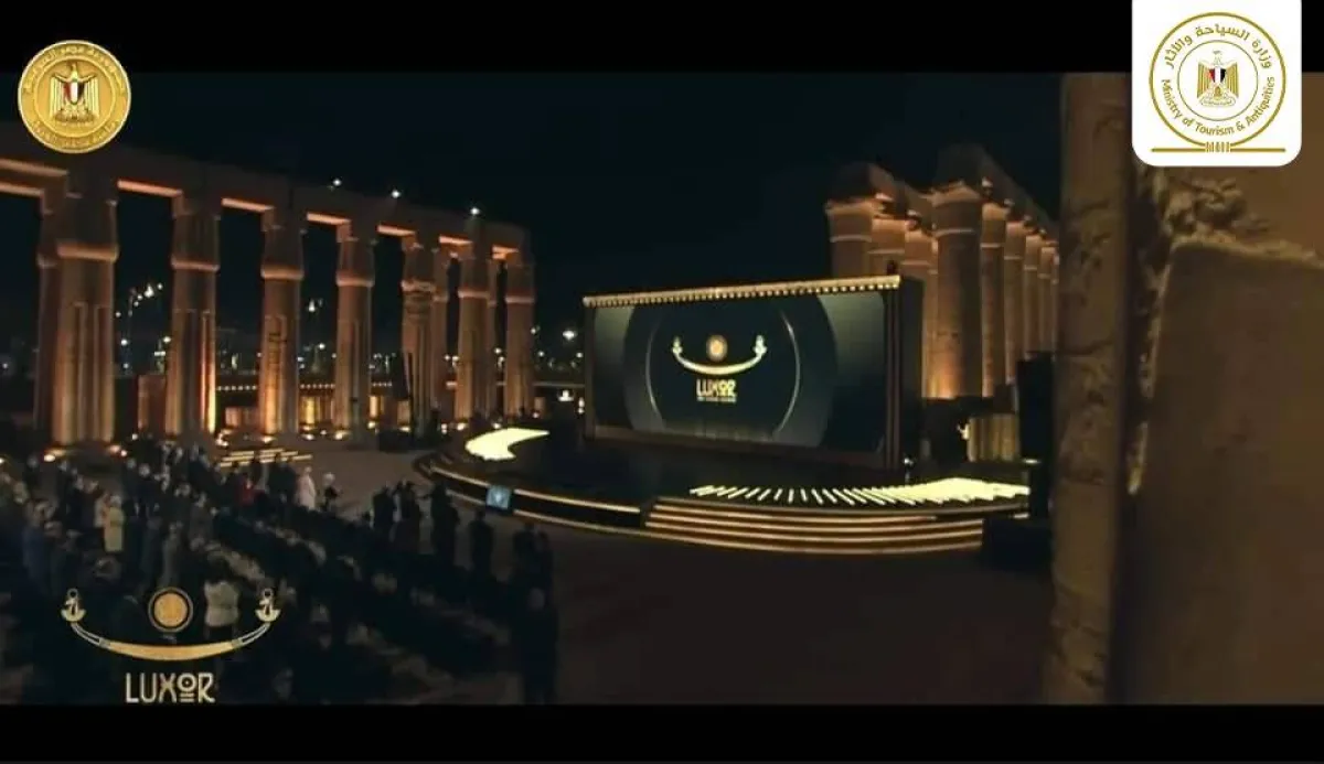 حفل اسطوري في افتتاح طريق الكباش بعرض غنائي مستوحي من عيد الاوبت 