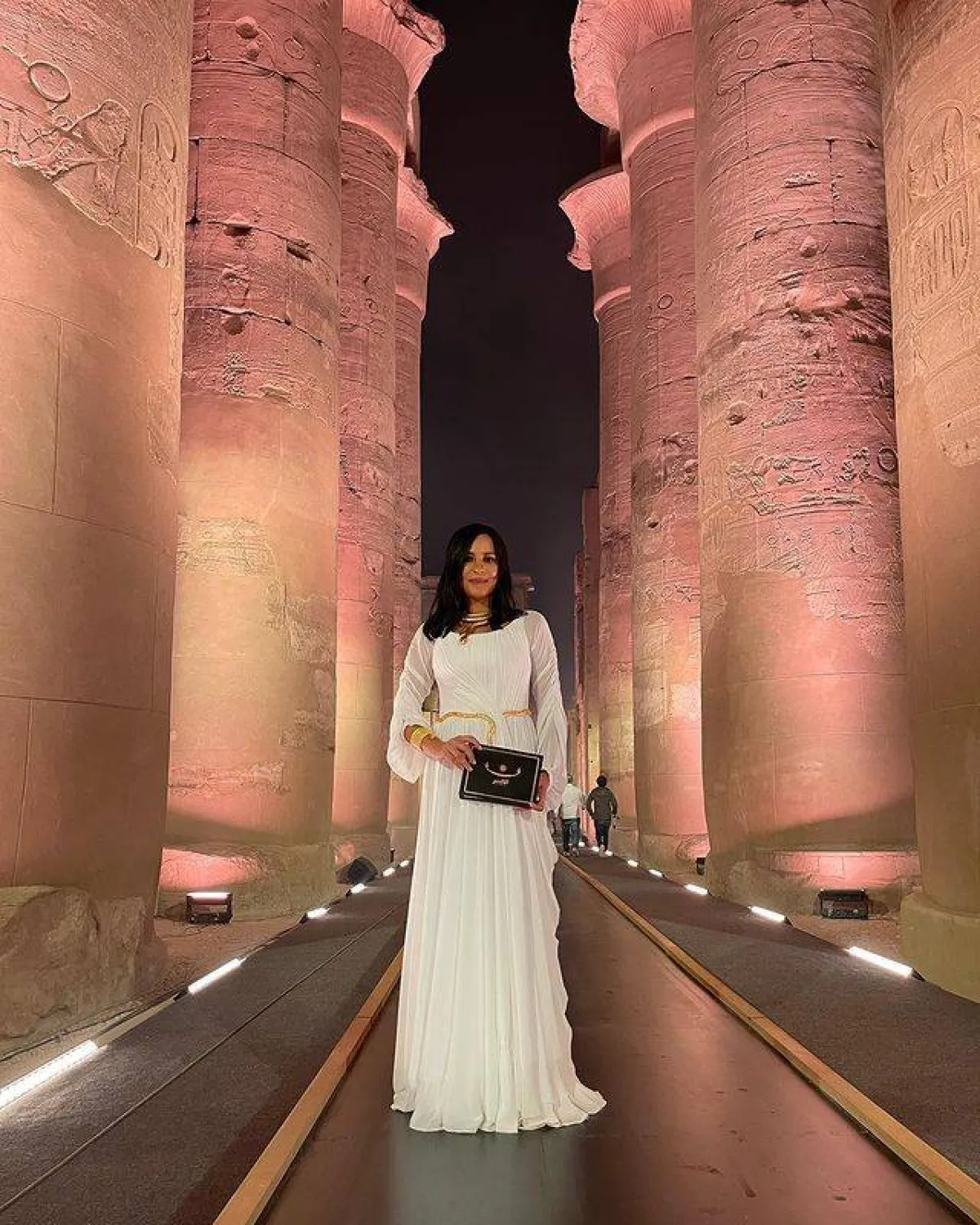 الصورة من حساب إنجي القاضي على انستغرام