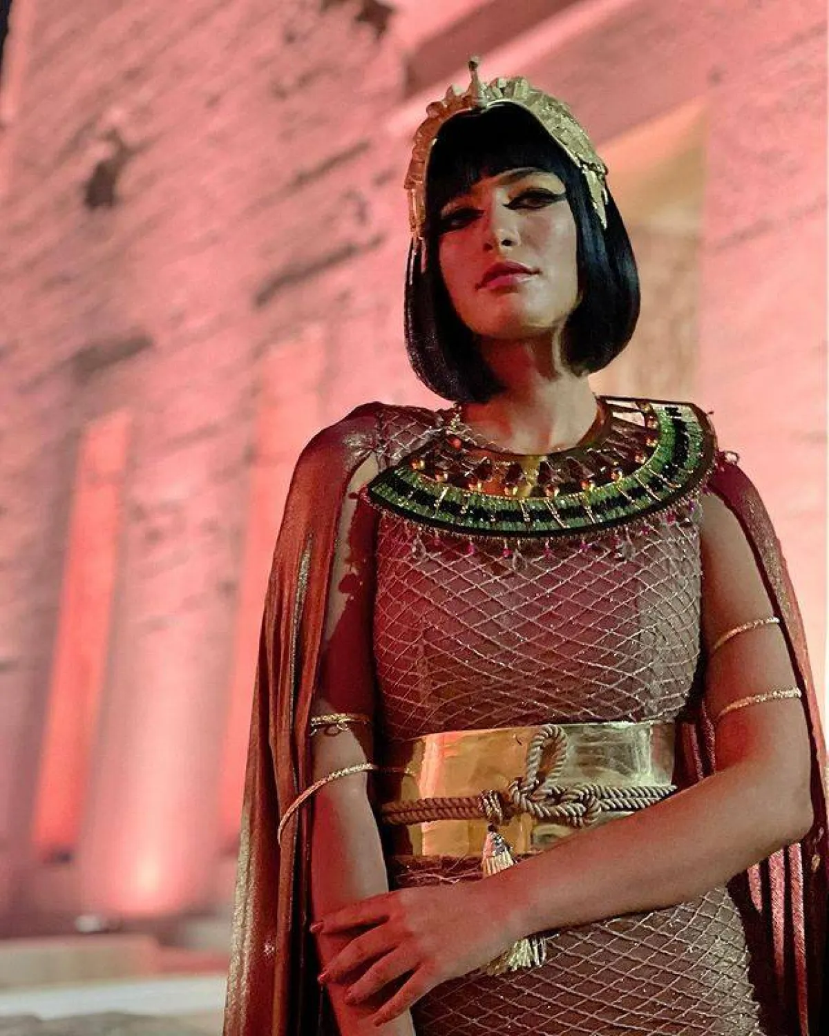 الفاشينيستا والستايلست انچي الانجباوى -الصورة من حساب انچي الانجباوى على انستغرام