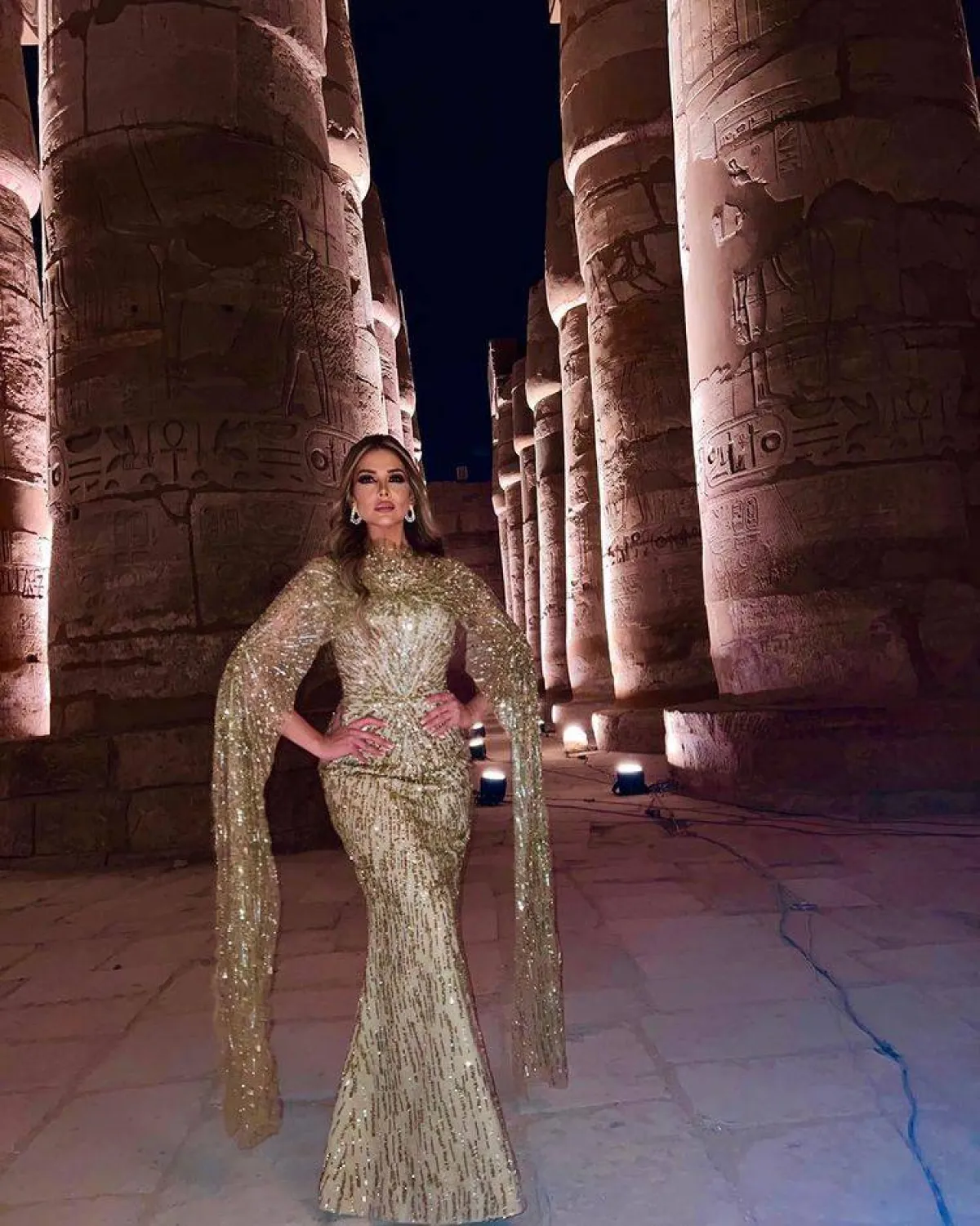 الصورة من حساب نهى درويش على انستغرام