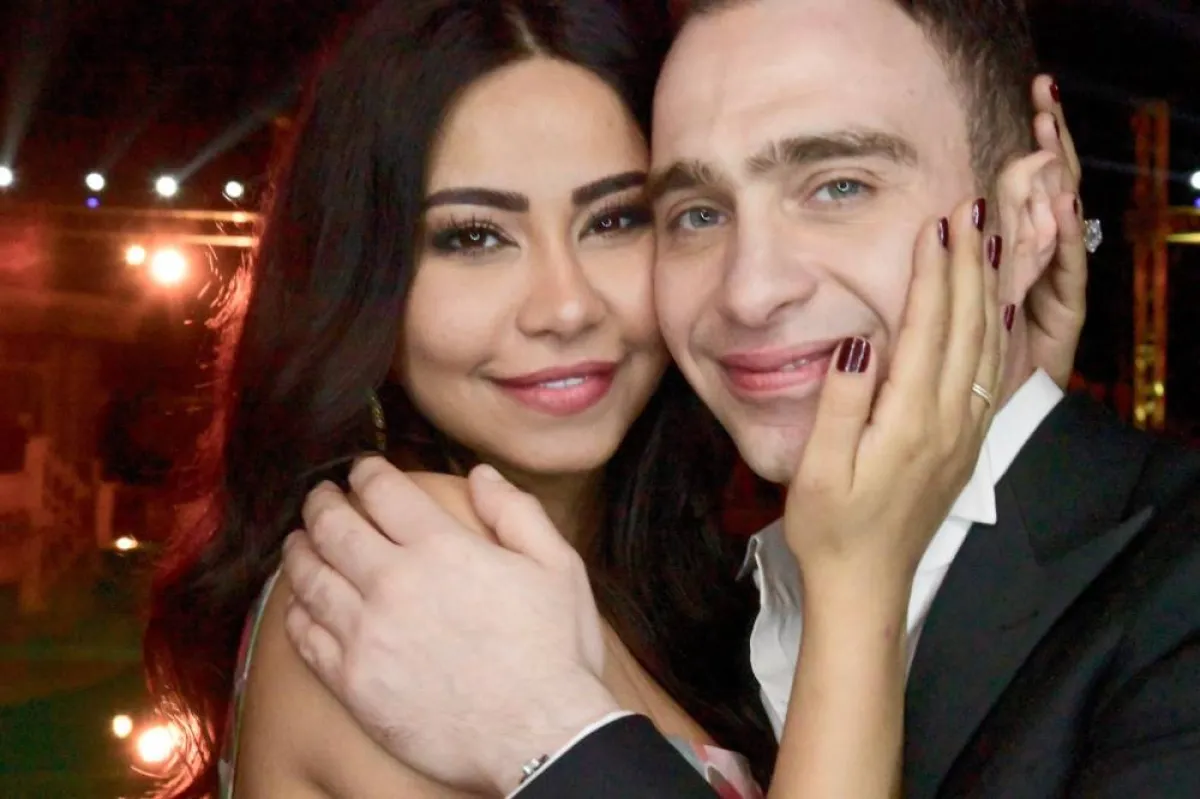 شيرين عبد الوهاب وحسام حبيب - الصورة من حسابها على انستغرام