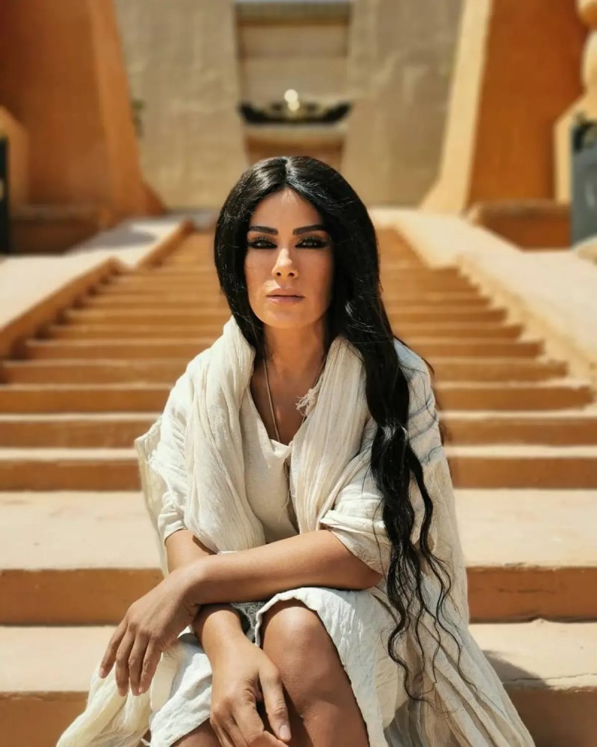 صبا مبارك - الصورة من حسابها عى انستغرام