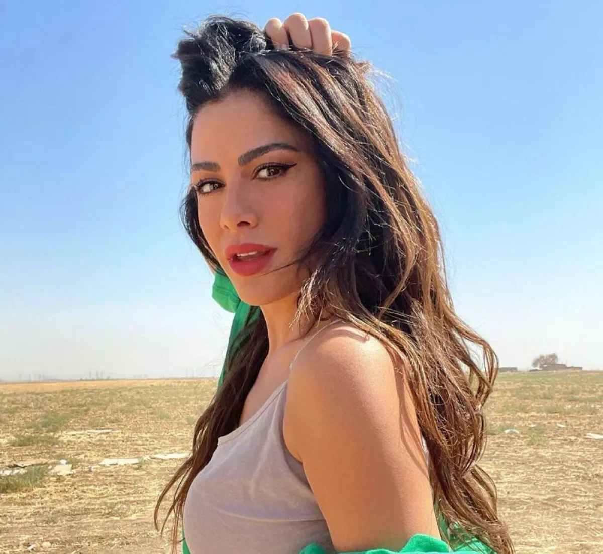 صبا مبارك - الصورة من حسابها عى انستغرام