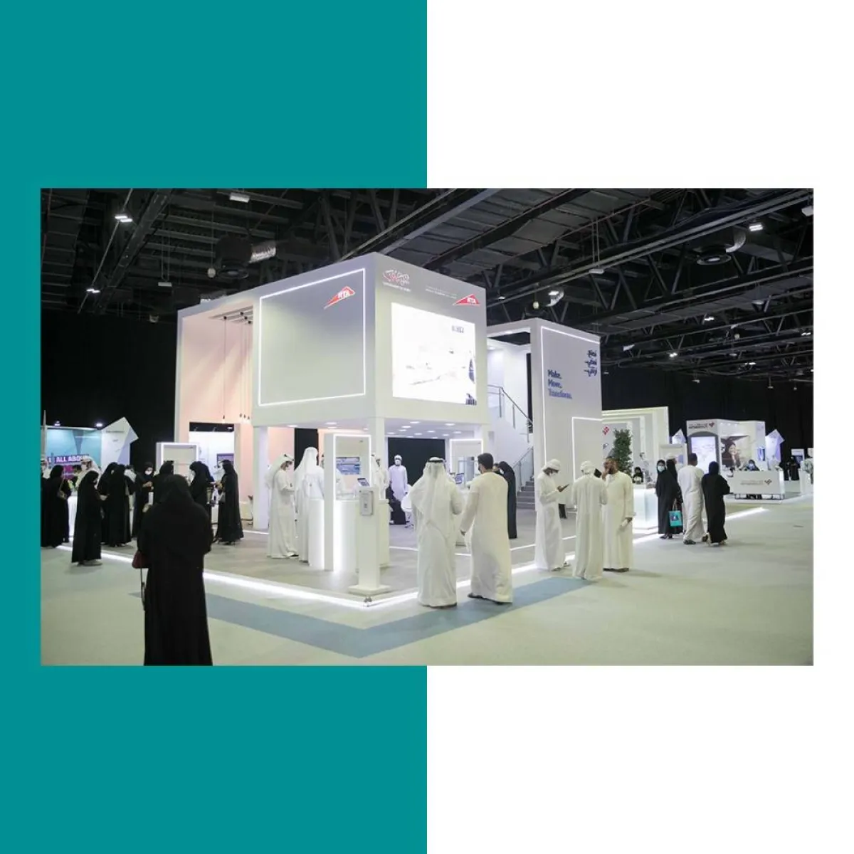 طرق دبي تشارك في معرض الإمارات للوظائف 2021 - الصورة من حساب هيئة الطرق والمواصلات بدبي على تويتر