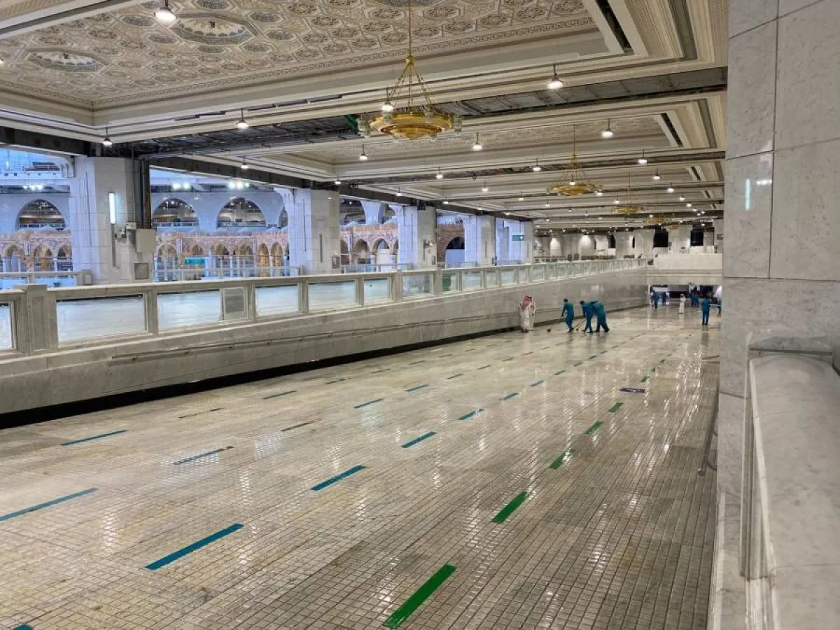 وكالة المشاريع والدراسات الهندسية بشؤون الحرمين تفتتح المسارات الخاصة بحركة المعتمرين والمصلين