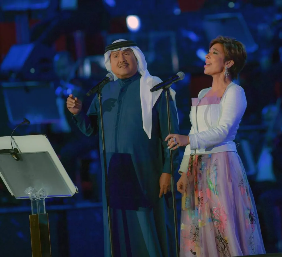 الفنان محمد عبدو والفنانة أصالة نصري