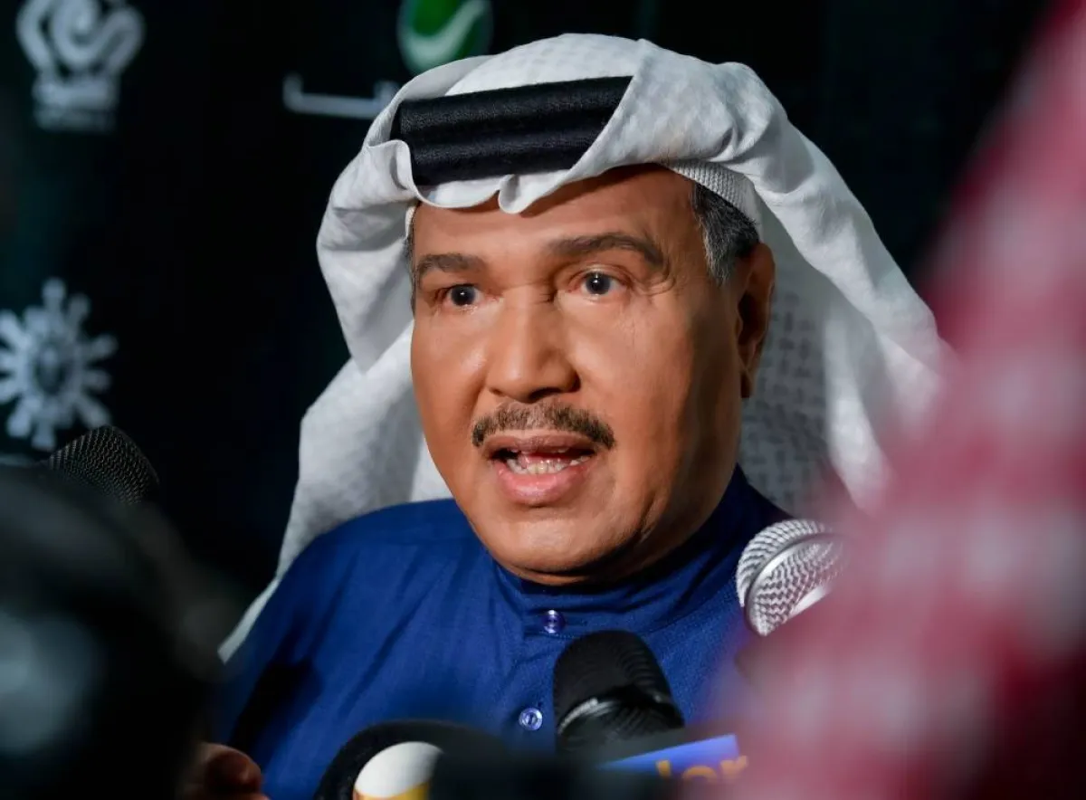 محمد عبدو اثناء حديثة للصحفيين